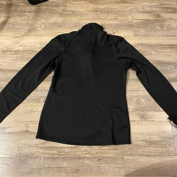 Black Patagonia Quarter Zip Base Layer Long Sleeve Capilene Top - Picture 6 of 8